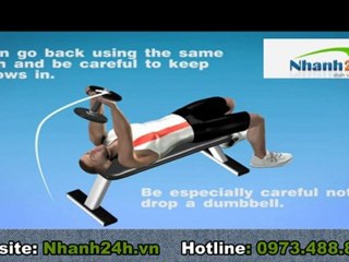 Tập thể dục, tập thể hình - Bài tập tạ 5 - Nhanh24h.vn