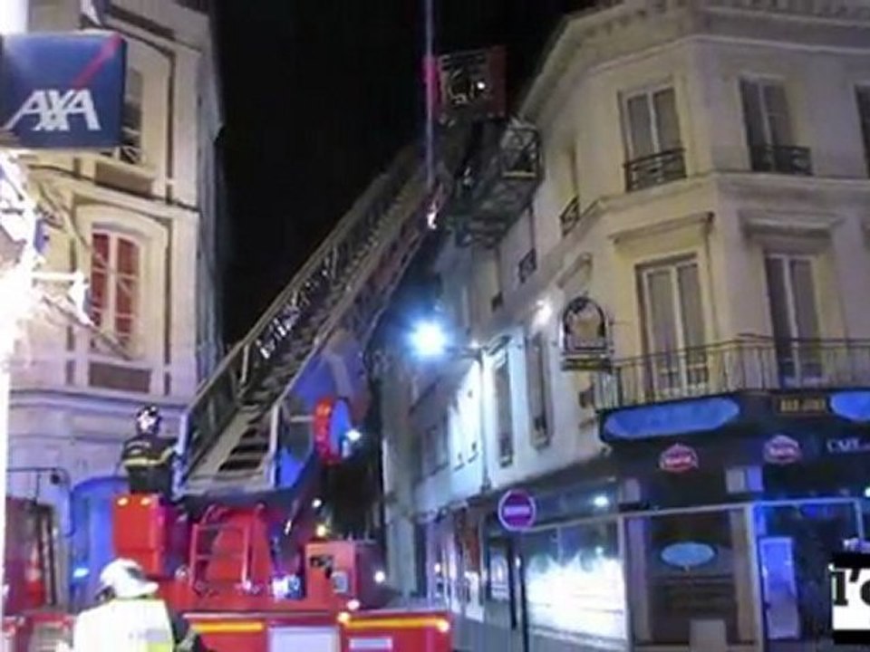 Intervention pompiers Pont-Audemer 13-01-2012