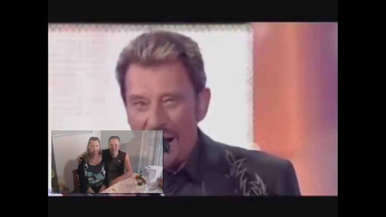 Céline Dion et Johnny Hallyday