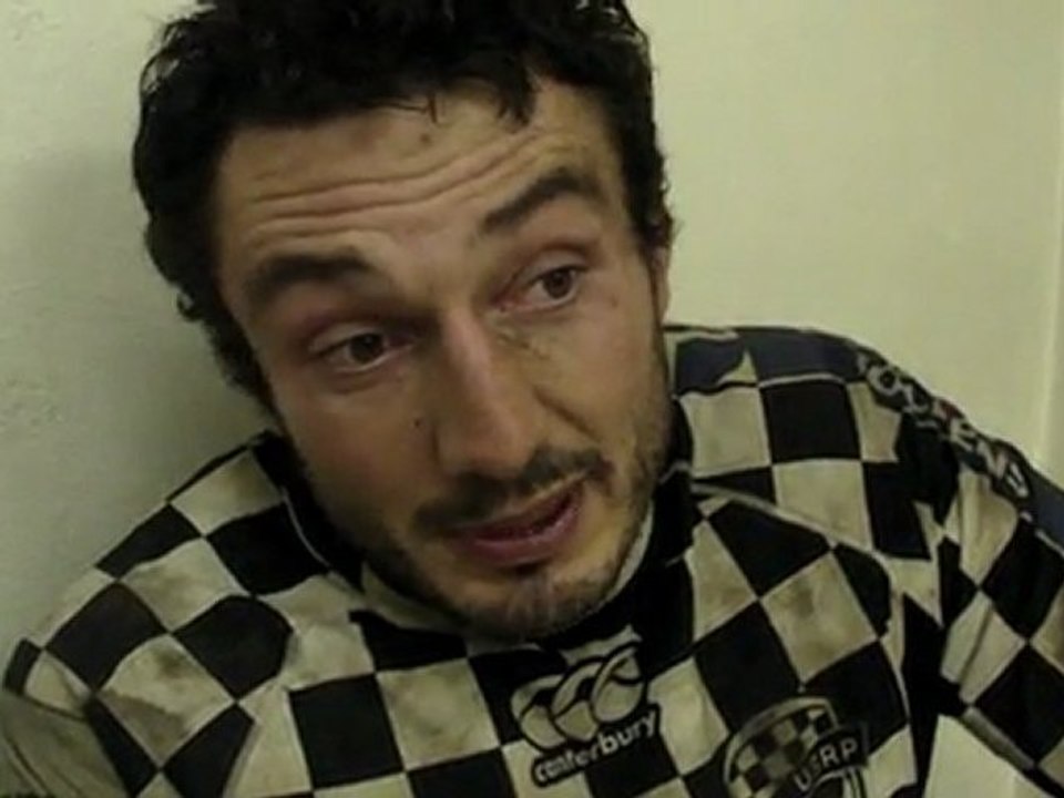 Rugby Federale 1 - Frédéric Bret (Romans) reagit apres USB - Romans