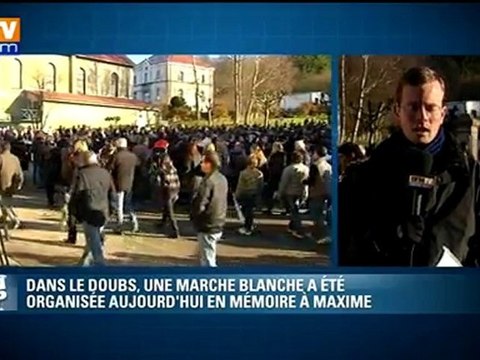 Doubs : une marche blanche en mémoire de Maxime
