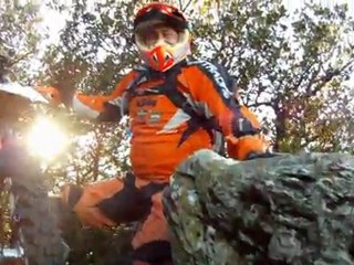 franchissement marche en descente