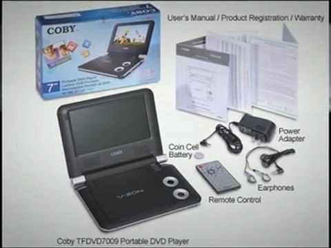 Top Deal Review - Coby TFDVD7009 7 Inch Portable DVD Player