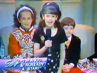 Lea Michele with 9 year old singing Castle On A Cloud