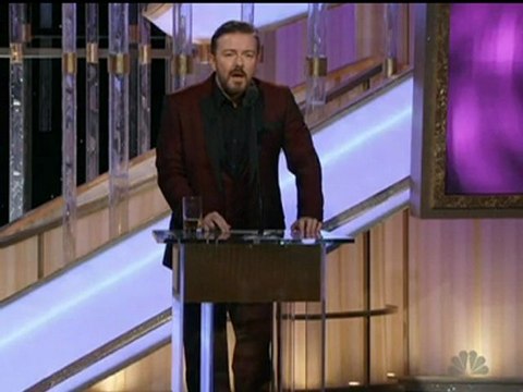 GOLDEN GLOBES: 'Keep your speeches short' says Ricky Gervais