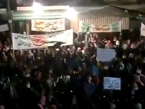 فري برس حلب مارع مسائيات الثوار للمطالبة باسقاط النظام 30 11 2011 جـ3