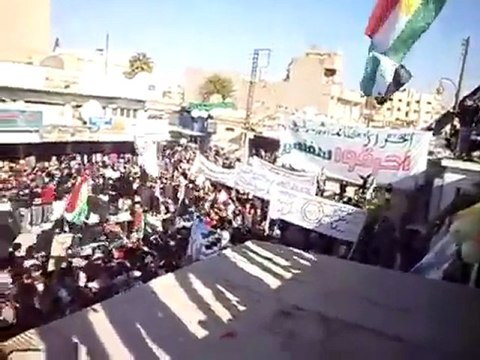 فري برس قامشلو جمعة المنطقة العازلة مطلبنا 2 12 2011