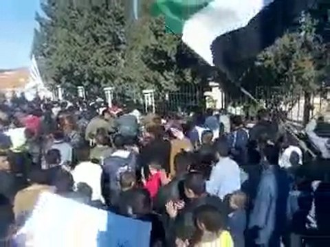 فري برس ادلب الدير الشرقي جمعة المنطقة العازلة مطلبنا2 12 2011