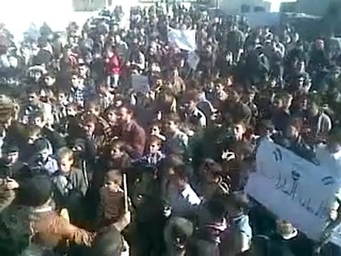 فري برس ادلب خان السبل جمعة المنطقة العازلة مطلبنا 2 12 2011