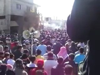 فري برس   الزبداني جمعة المنطقة العازلة مطلبنا 2 12 2011 ج1