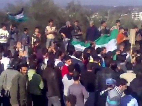 فري برس اللاذقية الحفة المشيرفة جمعة المنطقة العازلة 2 12 2011