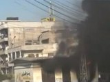فري برس   حمص الخالدية استهداف خزان كهرباء2 12 2011