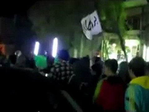 فري برس دمشق حي برزة مظاهرة مسائية 3 12 2011