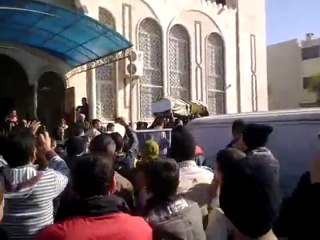 فري برس   حماة تشييع الشهيد عبد الرحمن الأحمد 3 12 2011