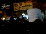 فري برس   دير الزور مظاهرة مسائية حي الجبيلة أحد سوريا وطنك ياباولو 4 12 2011