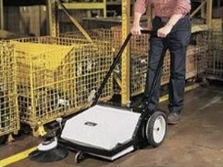 Vestil Manual Brush Sweeper Belt Driven Model# JAN II