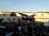 فري برس   معرة النعمان مظاهرات حاشدة في يوم اضرابها 4 12 2011 ج2