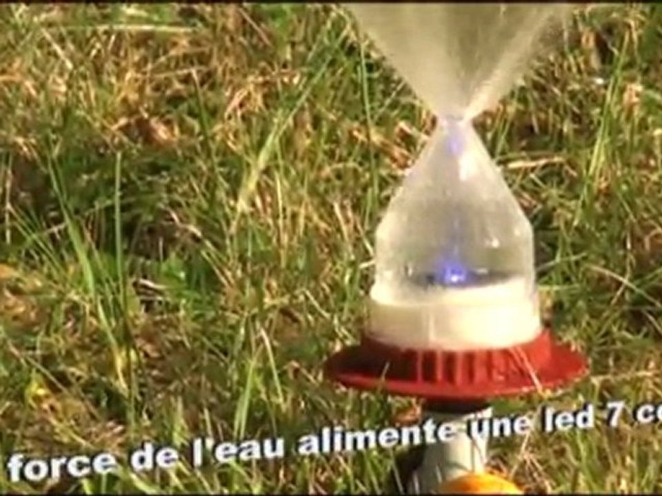 Arrosage lumineux leds 7 couleurs O'FRESH