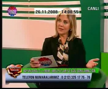 Show tv Maksimum Sağlık Programında Op. Dr. Güner Uysal Meme Estetiğini Anlatıyor