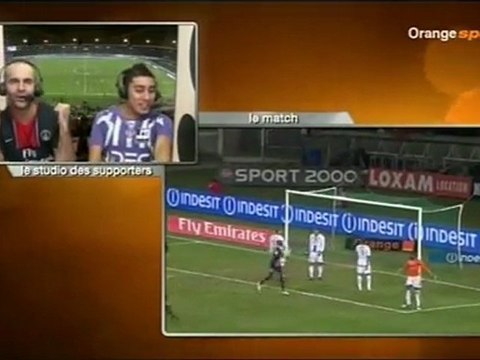 Le studio des supporters PSG - TFC janvier 2012