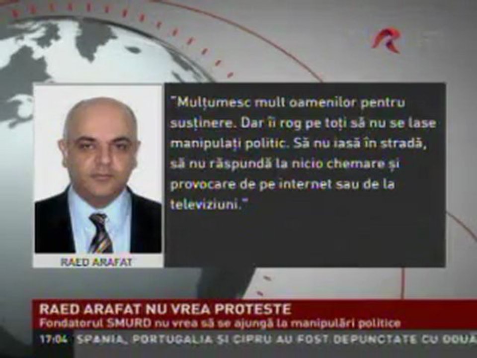 (www.reformasanatate.ro) TVR - Raed Arafat - Reforma Sanatatii - proteste