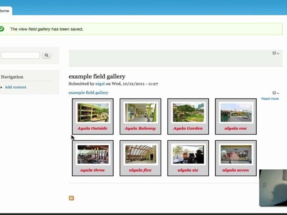 Drupal 7 theming example for image field galleries