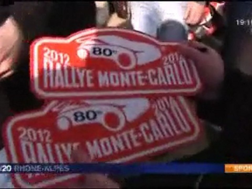 Rallye de Monte Carlo 2012 - interview de Sébastien Loeb