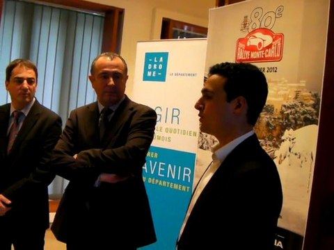 Bryan Bouffier soutenu par les entreprises et le conseil général de la Drôme pour le Rallye Monte-Carlo