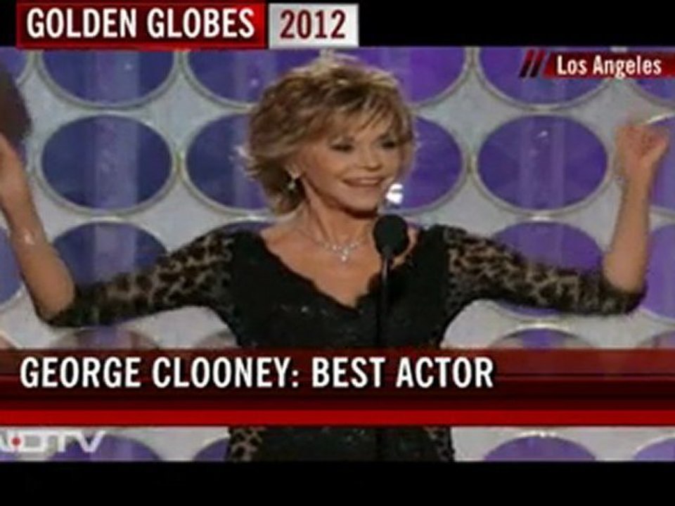 Clooney, Meryl Streep and The Artist: Golden Globe winners