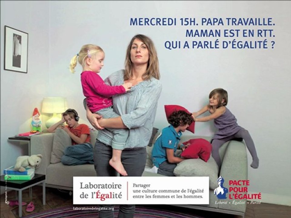 Campagne d'affichage du Laboratoire de l'égalité