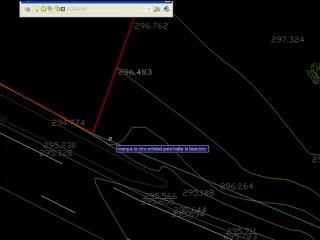 ARKITool: INF-BISECT, Calcula la bisectriz de un ángulo en AutoCAD.