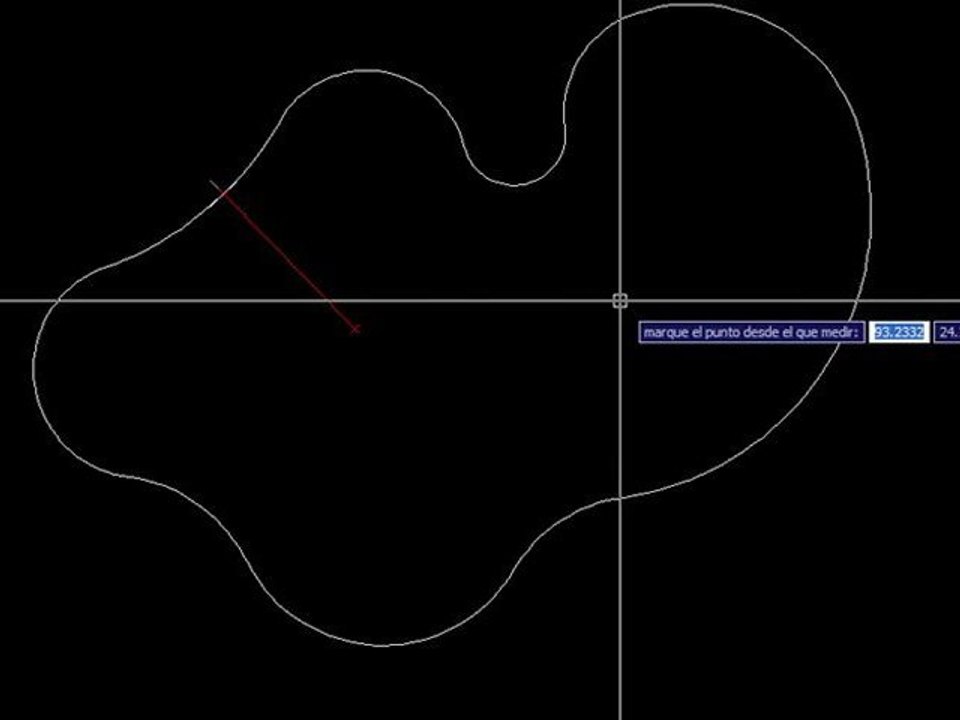 ARKITool: INF-DISTCURVA, Distancia min. entre punto y curva en AutoCAD.