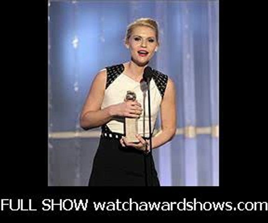 Claire Danes won the award for best actress 69th Golden Globe Awards 2012