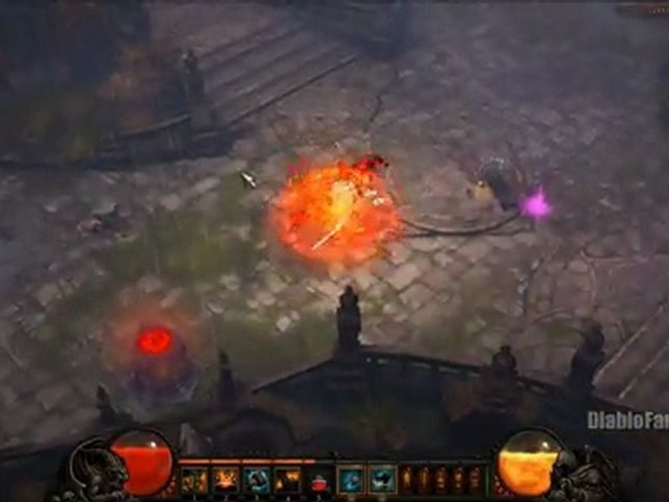 Diablo 3 : Bêta - Barbare -  Whirlwind avec Runes