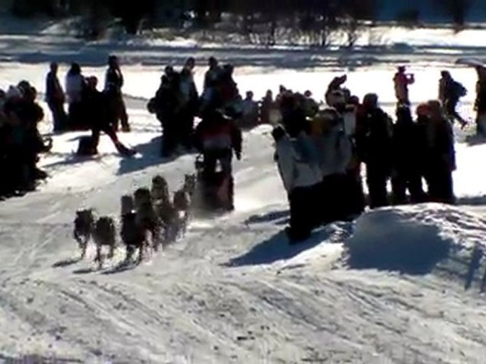 La Grande Odyssée Savoie Mont Blanc 2012 - etape 8 mass start de bessans salva luque