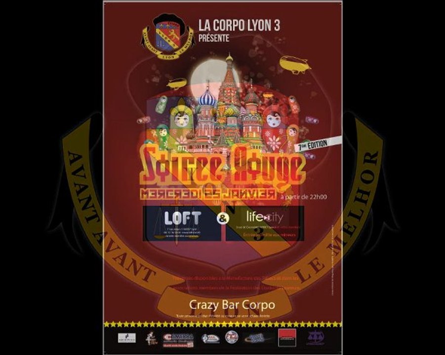 2012 - La Soirée Rouge  - 7eme Edition - Corpo Lyon 3