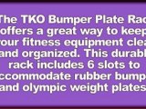 TKO Rubber Bumper Plate Rack