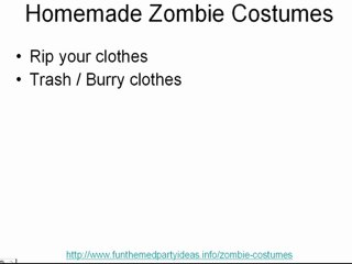 zombie costumes