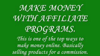 Help Make Money Online
