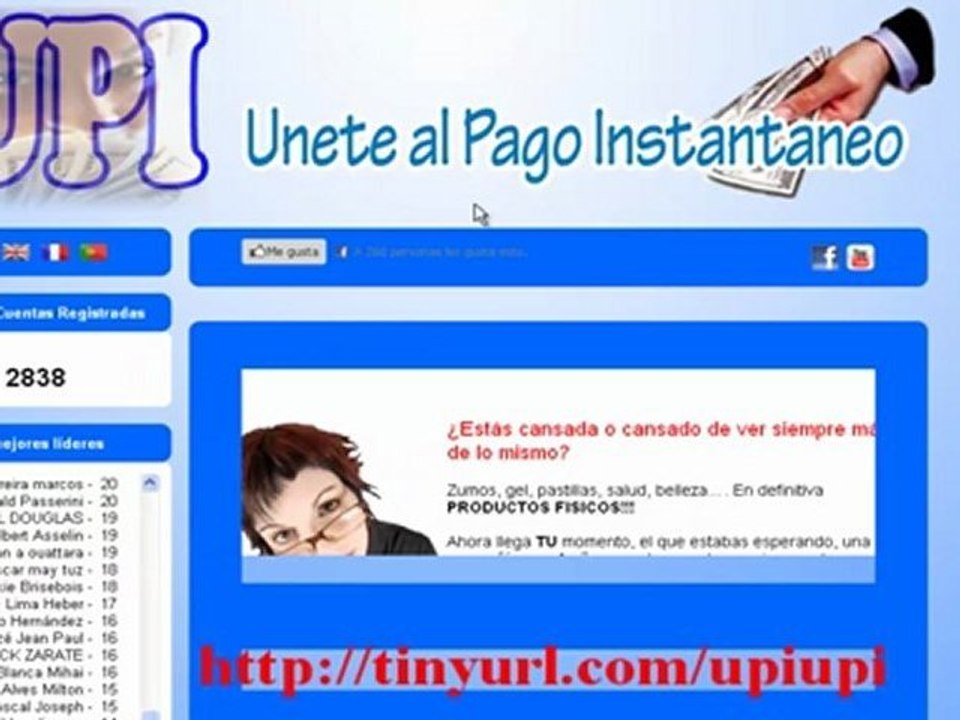 UPI - Lo último en Internet Para Ganar Dinero con MLN