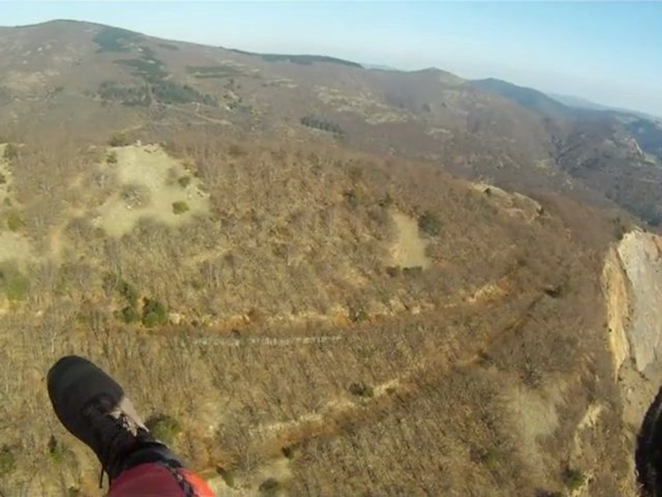 Vol d'hiver à Graissessac