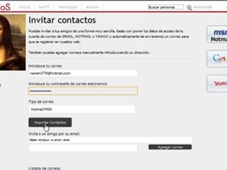 como invitar contactos a nuddos.com