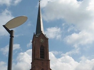 Kehl, Allemagne : église & fontaine