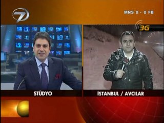 16 Ocak 2012 Adnan GAYHAN Kanal7 Haber Saatine 3G ile canlı bağlantı