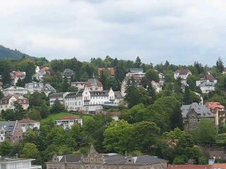 Baden Baden, Allemagne : zoom panorama ville