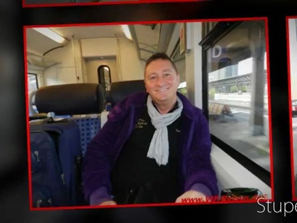 Frankfurt Flughafen Bahnfahrt zum Abflug