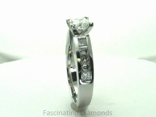 FD1001PRR L NEW                 Princess Cut Diamond Engagement Ring in Channel Setting