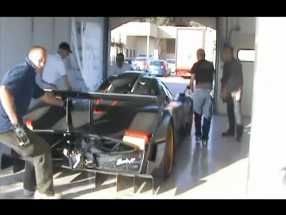 Presentación del Pagani Zonda R en el Circuito de Ascari