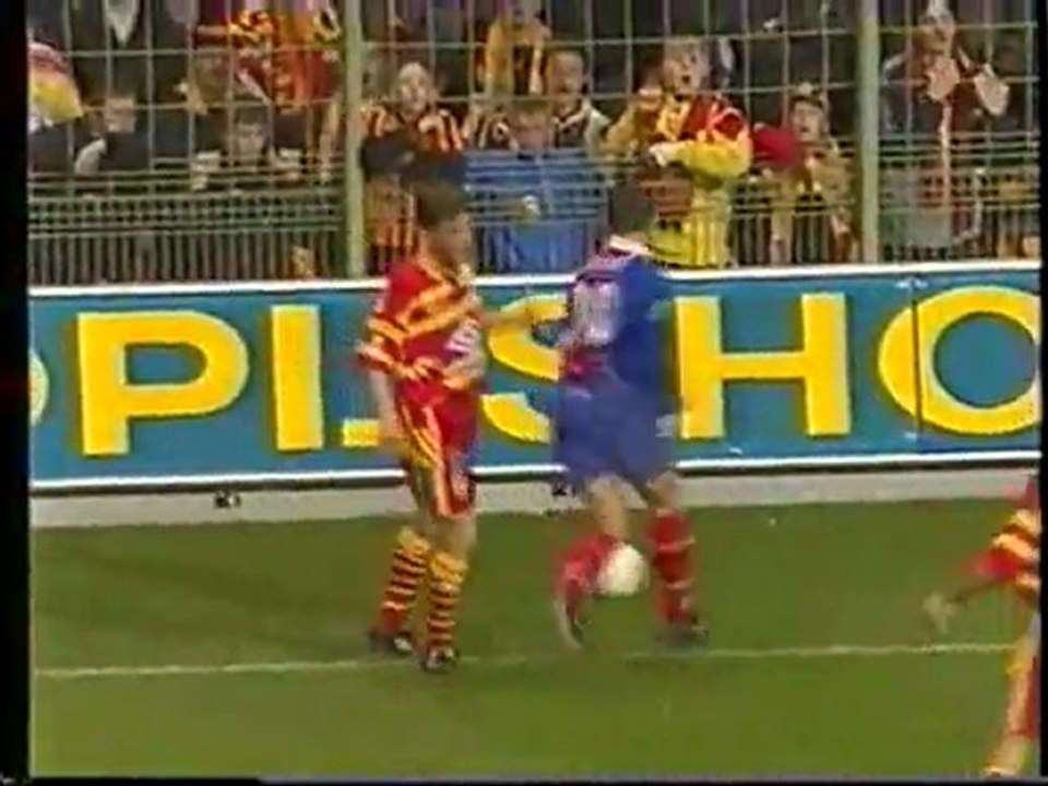RC Lens - Paris SG, D1, saison 1997/1998 (1ère mi-temps) - tracidor soccers.fr