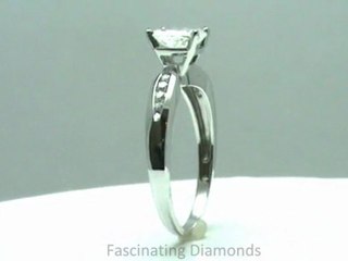 FDENS3113RAR            Radiant Diamond Tapered Cathedral Engagement Ring Channel Setting